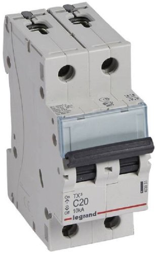 Выключатель автоматический Legrand TX3 6000 2п 20А C 10кА фото Выключатель автоматический Legrand TX3 6000 2п 20А C 10кА картинка